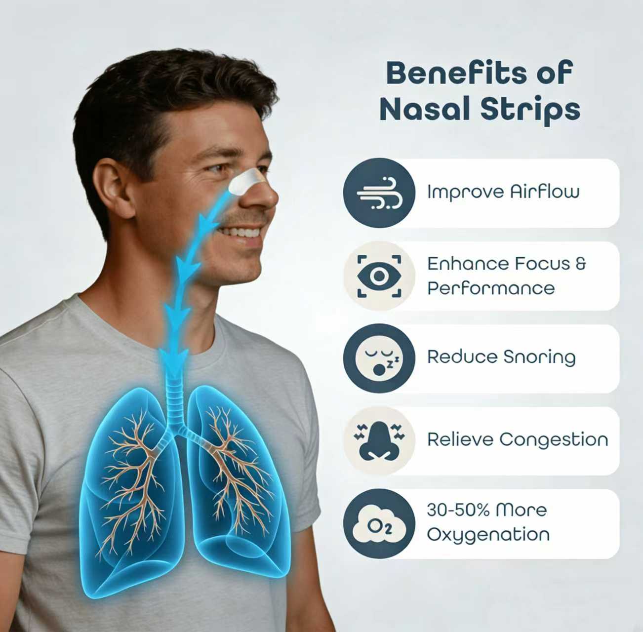 Design Ideas for Anti-Snoring Nasal Strips Without Medical Claims