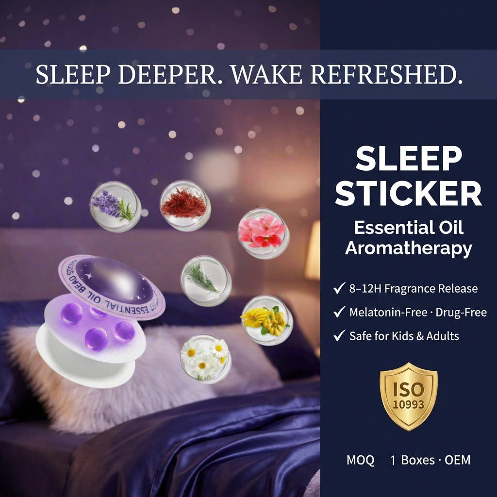 Natural Aromatherapy Sleep Stickers: Fall Asleep Fast Without Pills