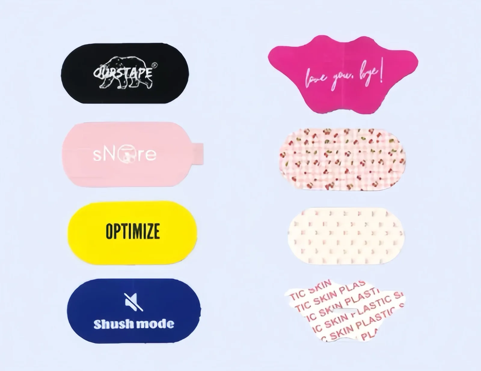 How to Choose the Right Mouth Tape Material Based on Skin Type: A Technical Guide to Cotton, Rayon, Collagen-Coated, and Hydrogel Substrates