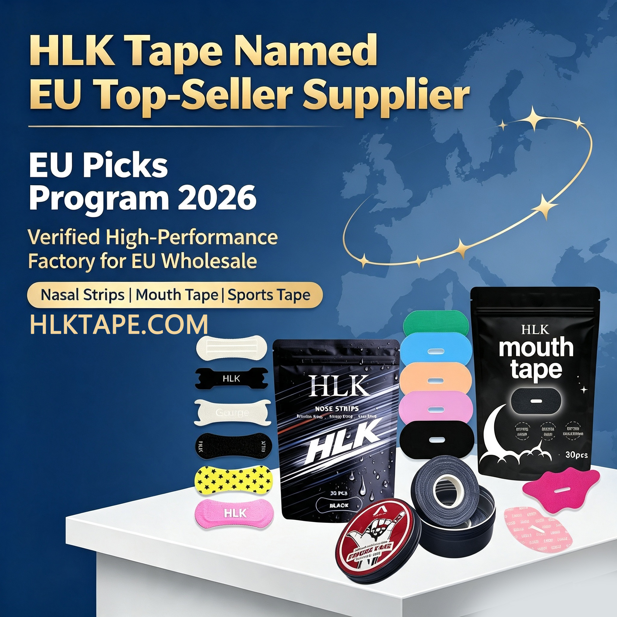 HLK Tape Named EU Top-Seller Supplier 2026 — Full Certifications & Credentials