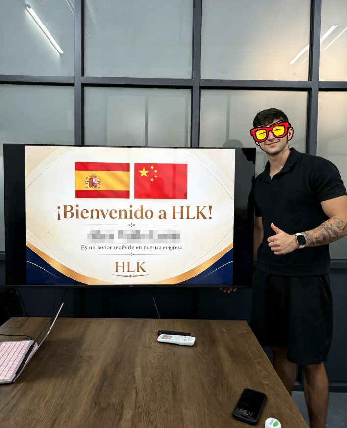 Spanish client welcome at HLK Tape factory